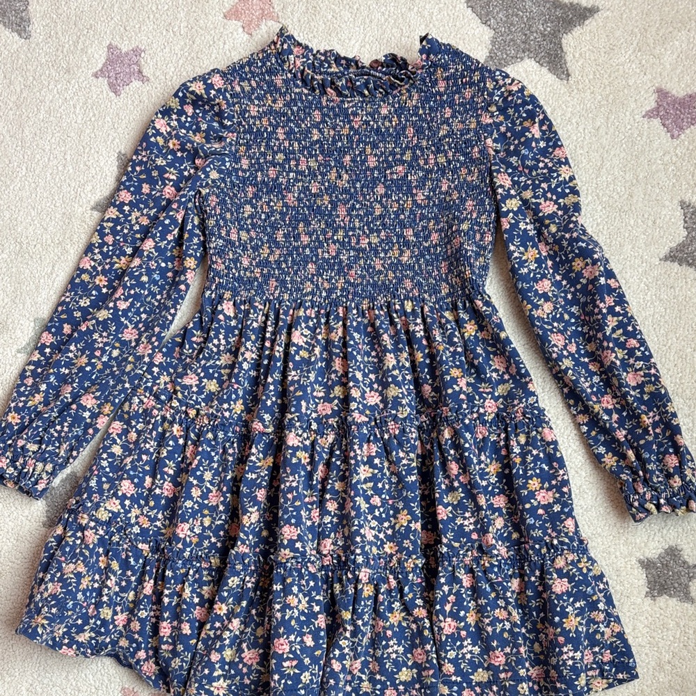 Polo by Ralph Lauren Blue Floral Kids Dress
